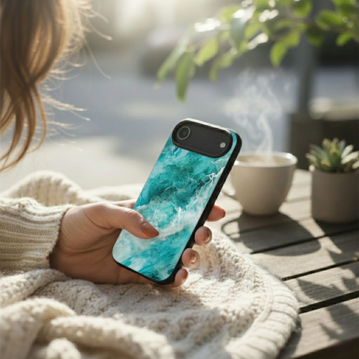 Ocean Marble iPhone Cover