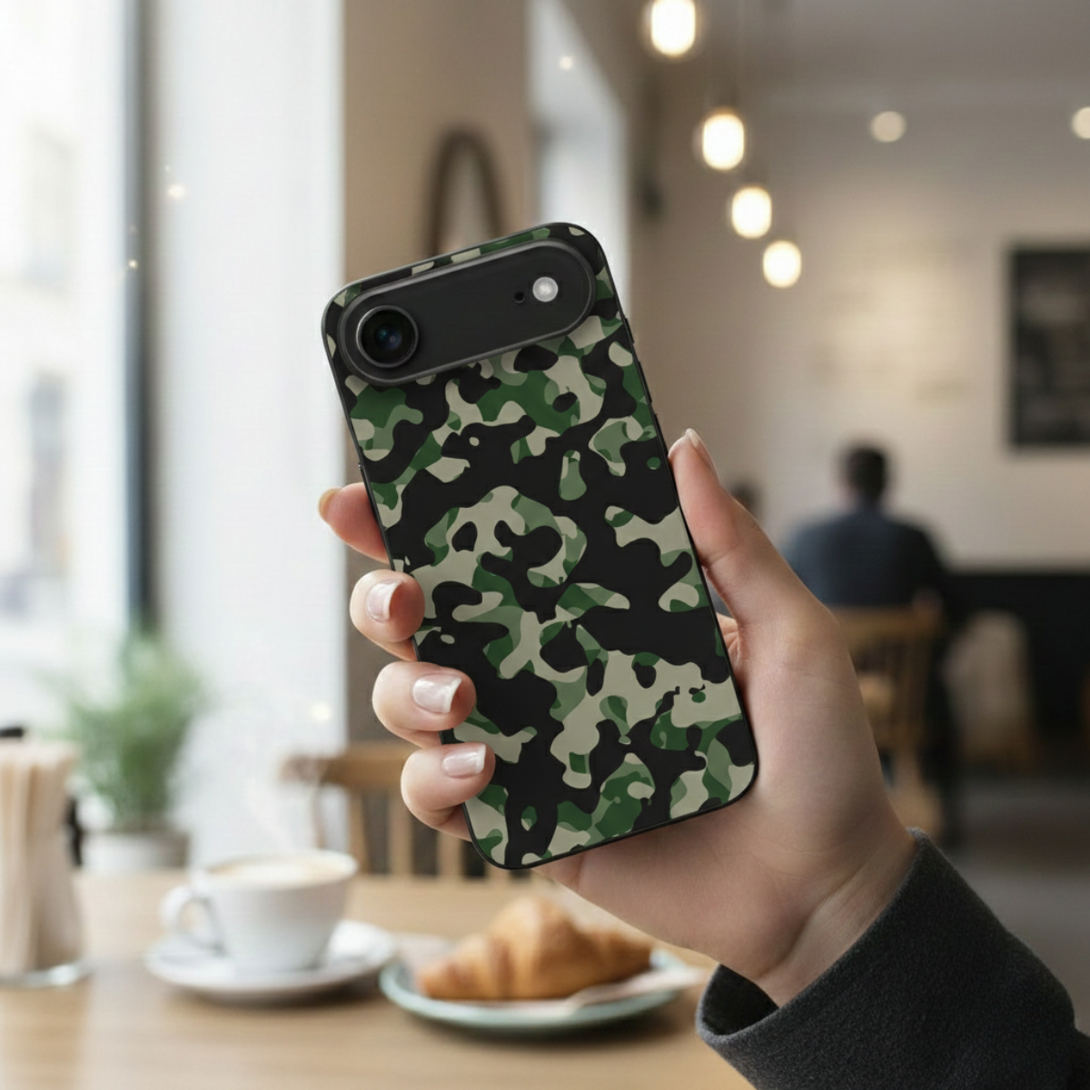 Green Camo iPhone Cover