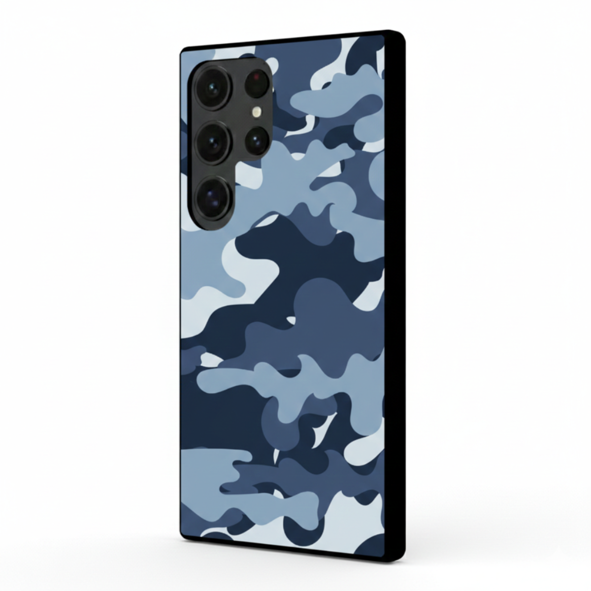 Navy Blue Camo Samsung Phone Cover