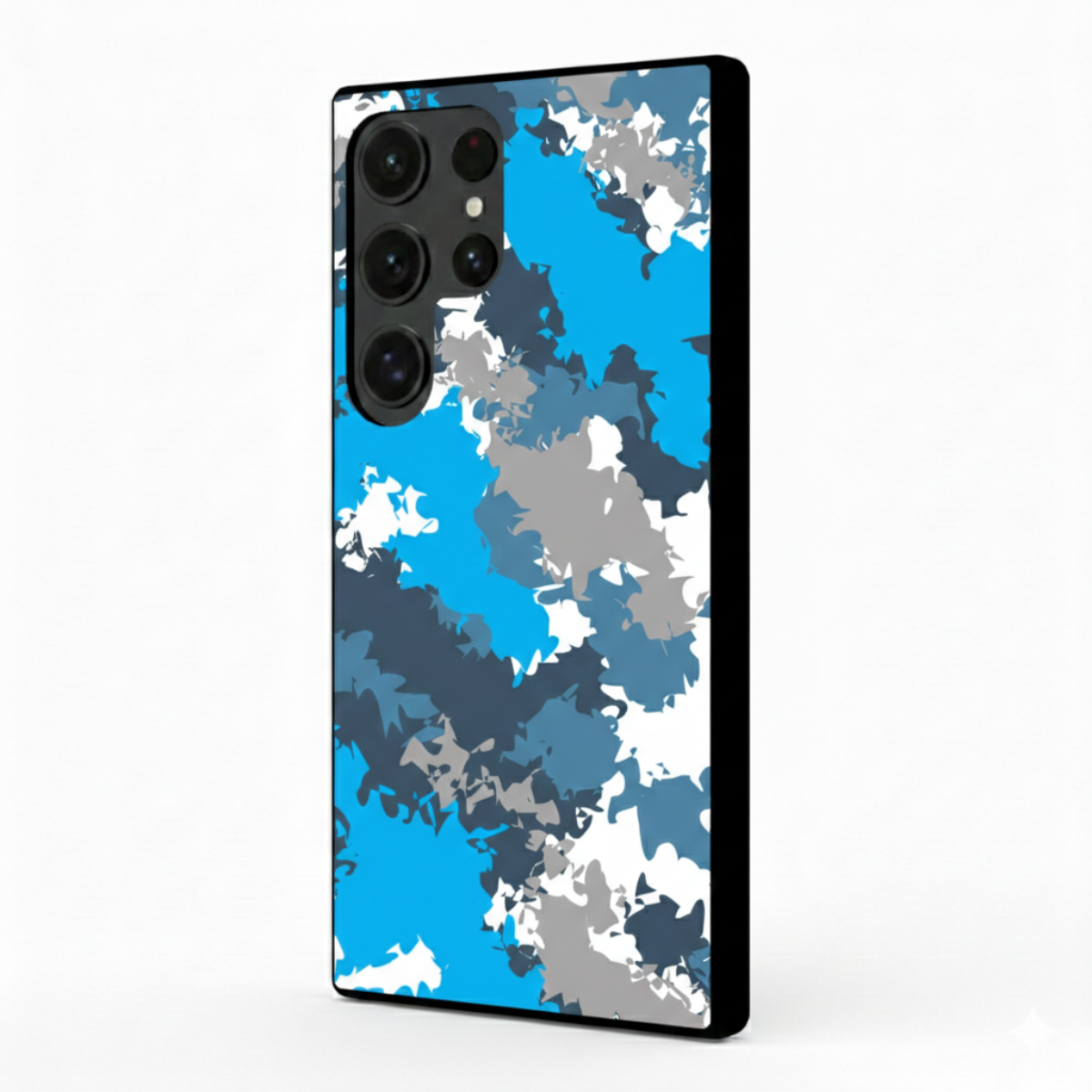 Blue & White Camo Samsung Phone Cover