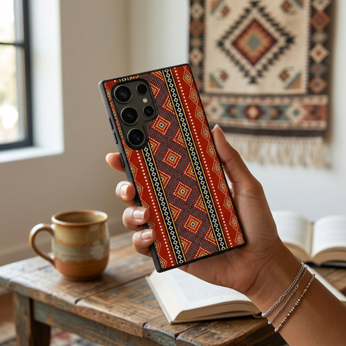 Oriental Ikat Samsung Phone Cover