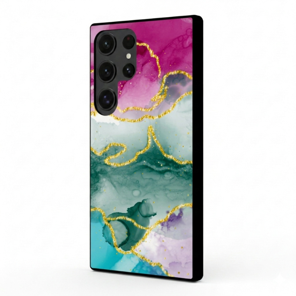 Abstract Colorful Marble Samsung Phone Cover