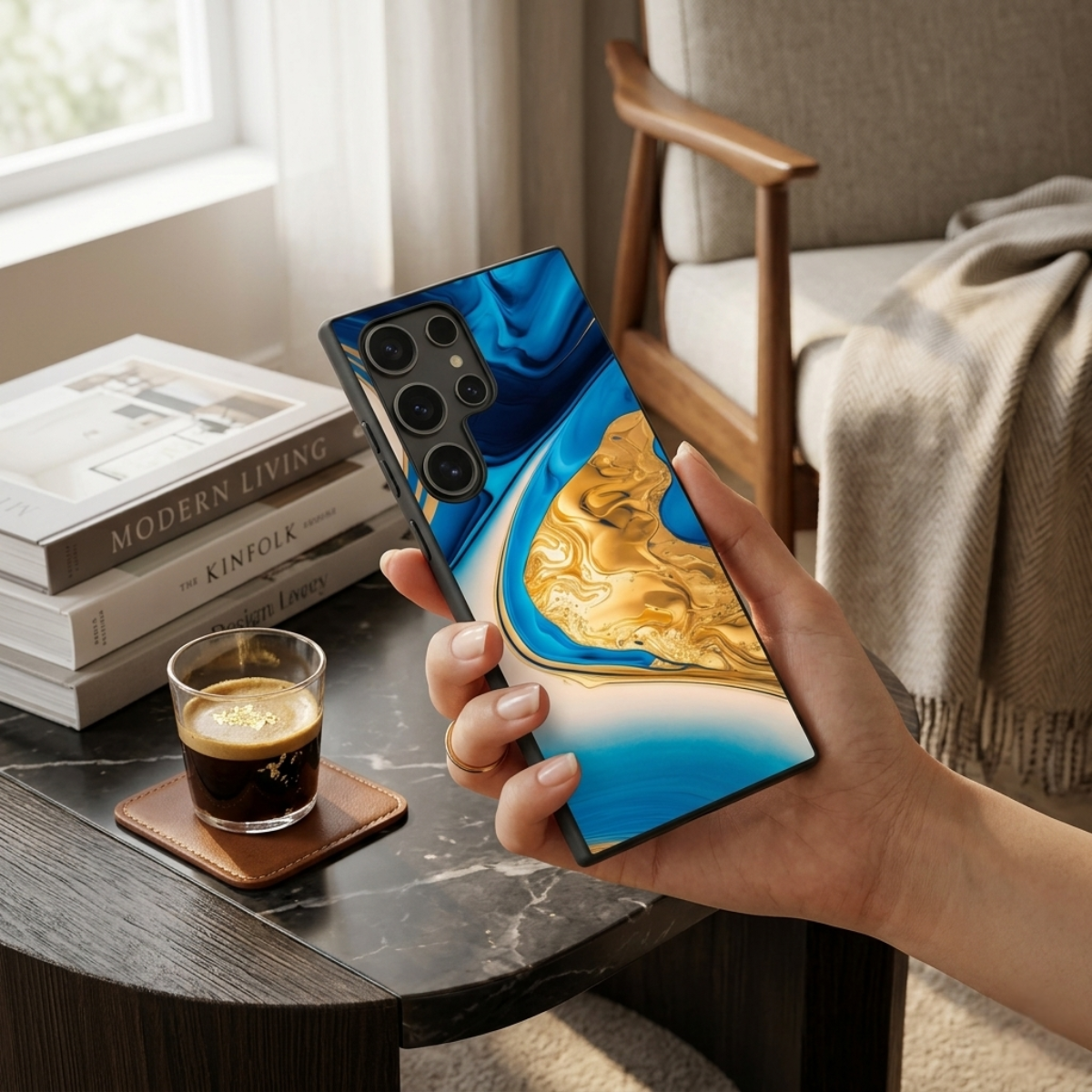 Mural Marble Samsung Phone Cover