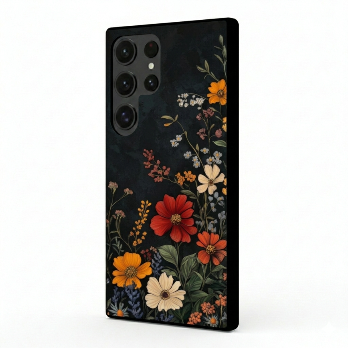 Abstract Floral Pattern Samsung Phone Cover
