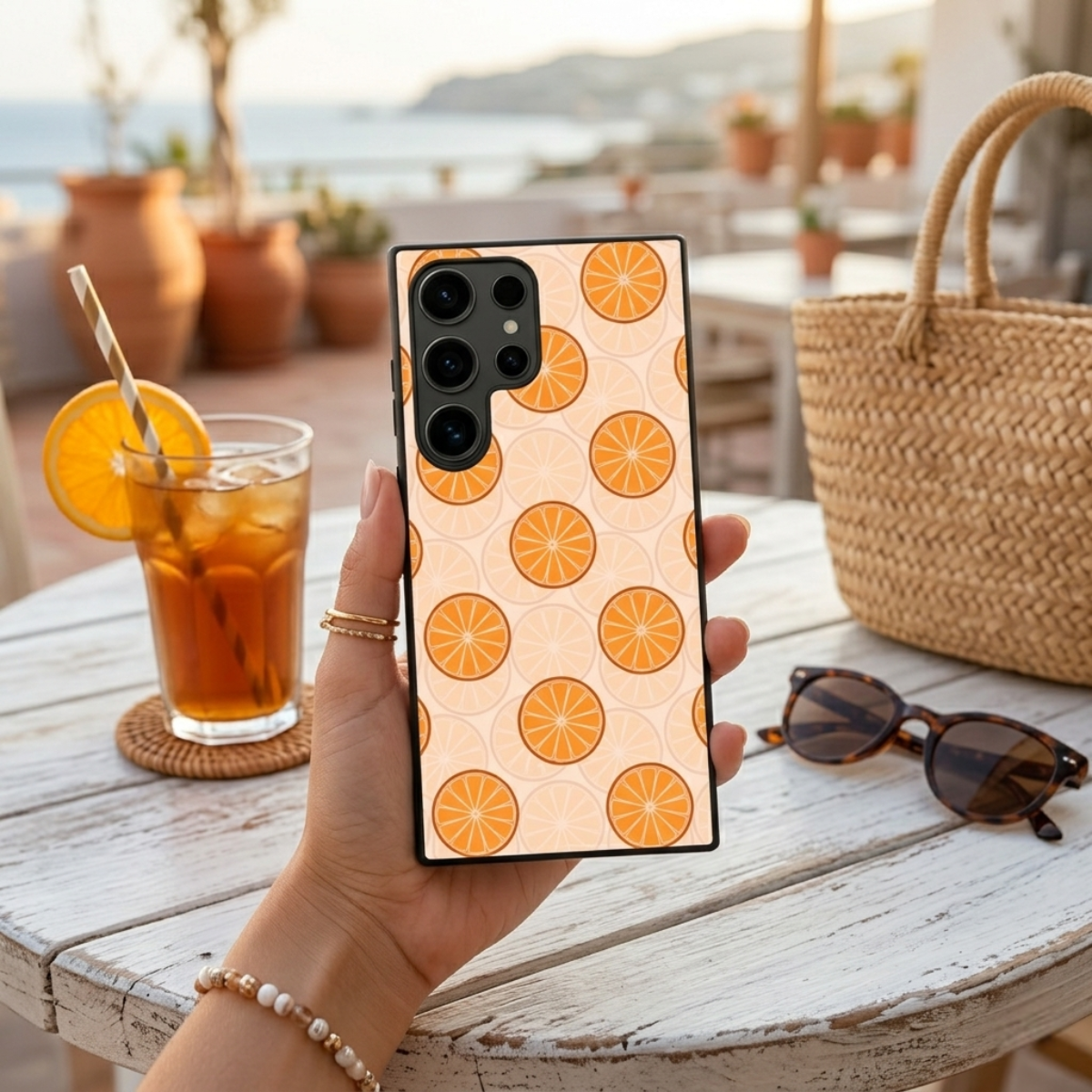 Cheerful Oranges Samsung Phone Cover