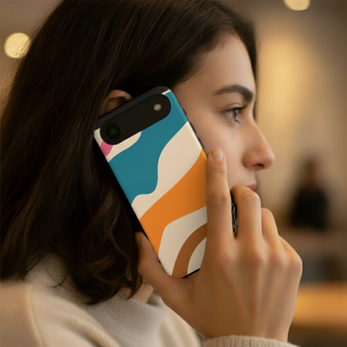 Abstract Wave iPhone Cover
