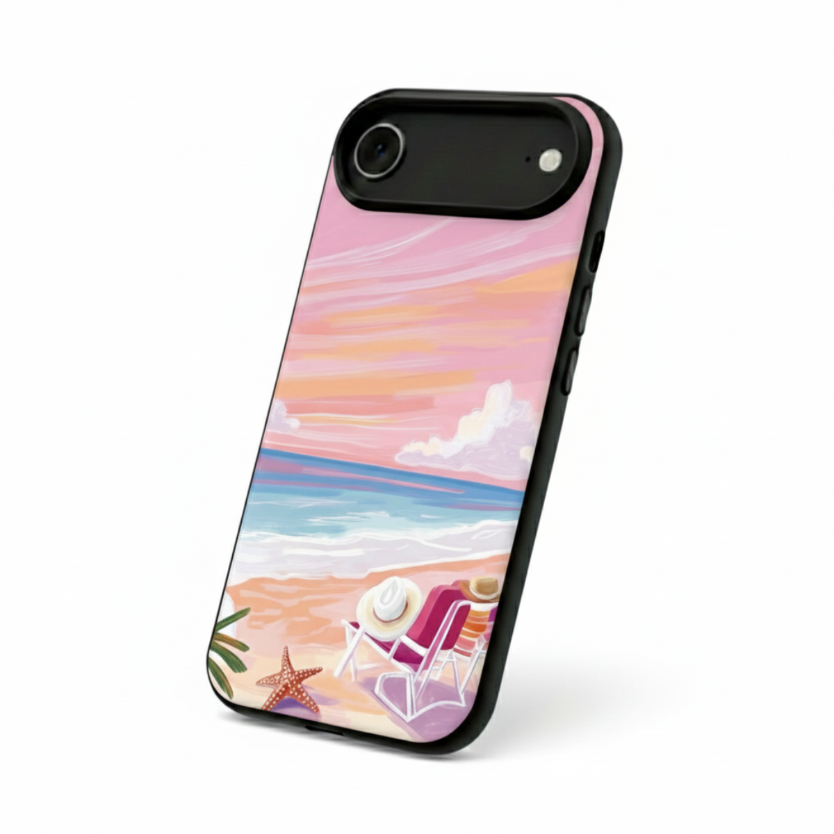 Pink Beach iPhone Cover