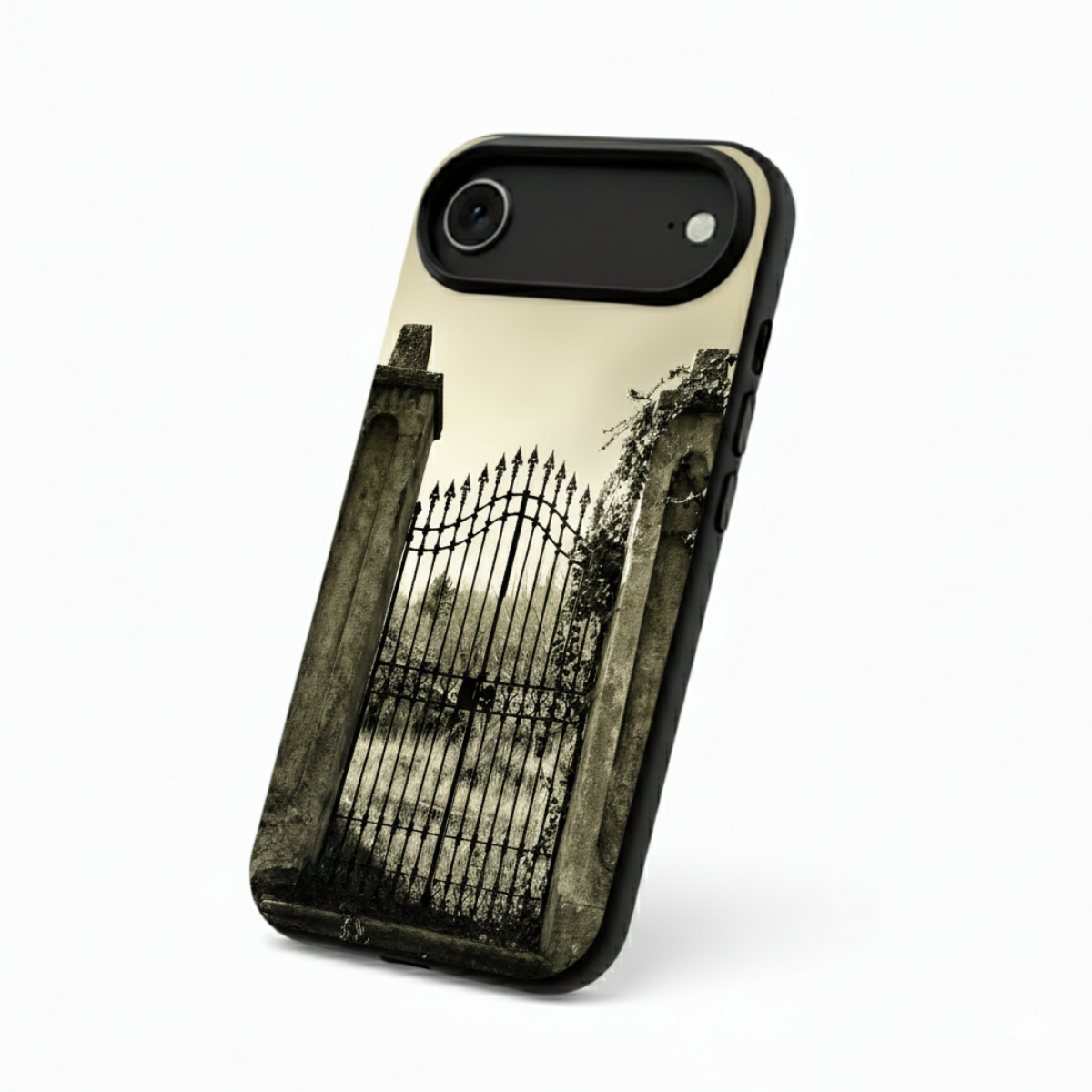 Scary Monotone iPhone Cover