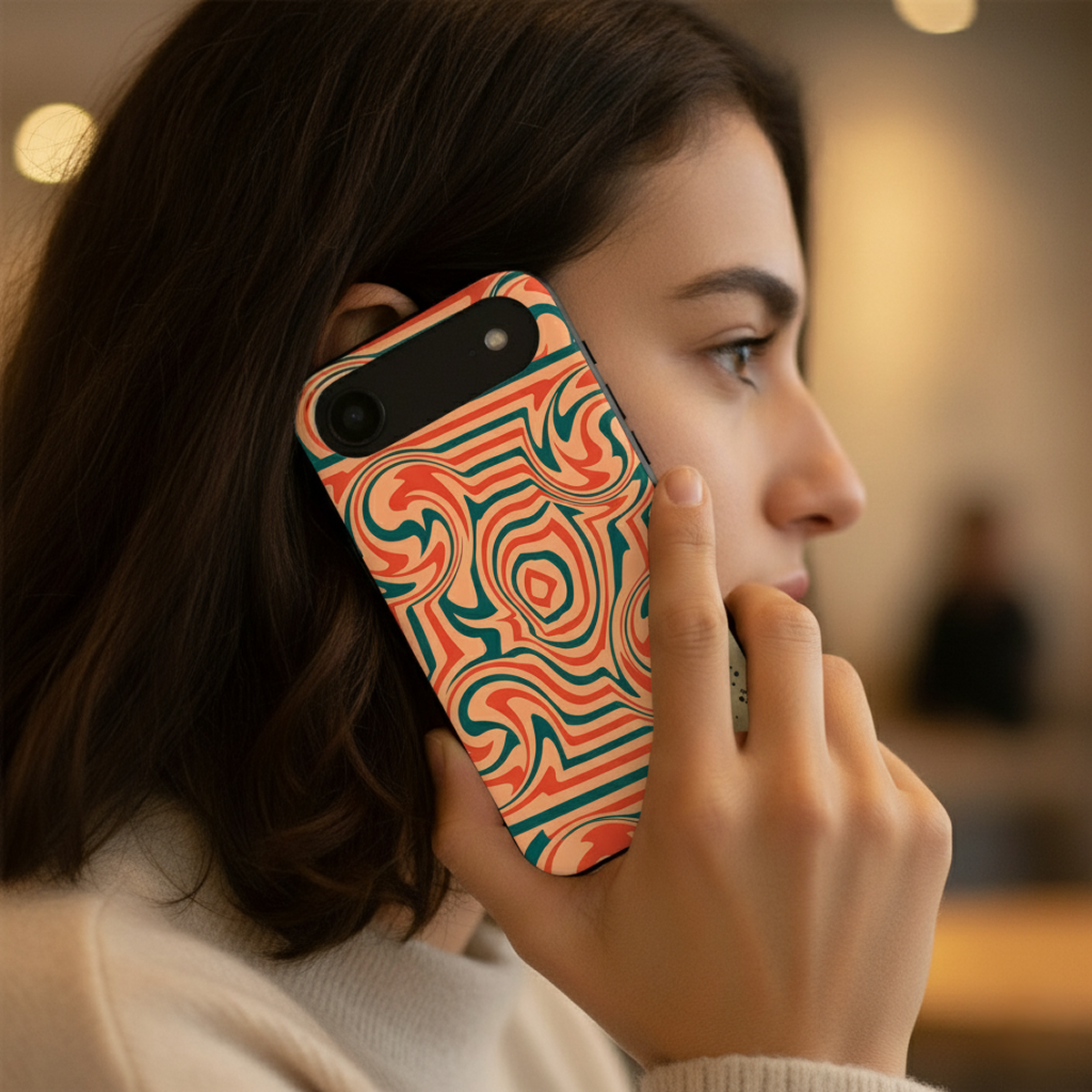 Wavy Swirl iPhone Cover