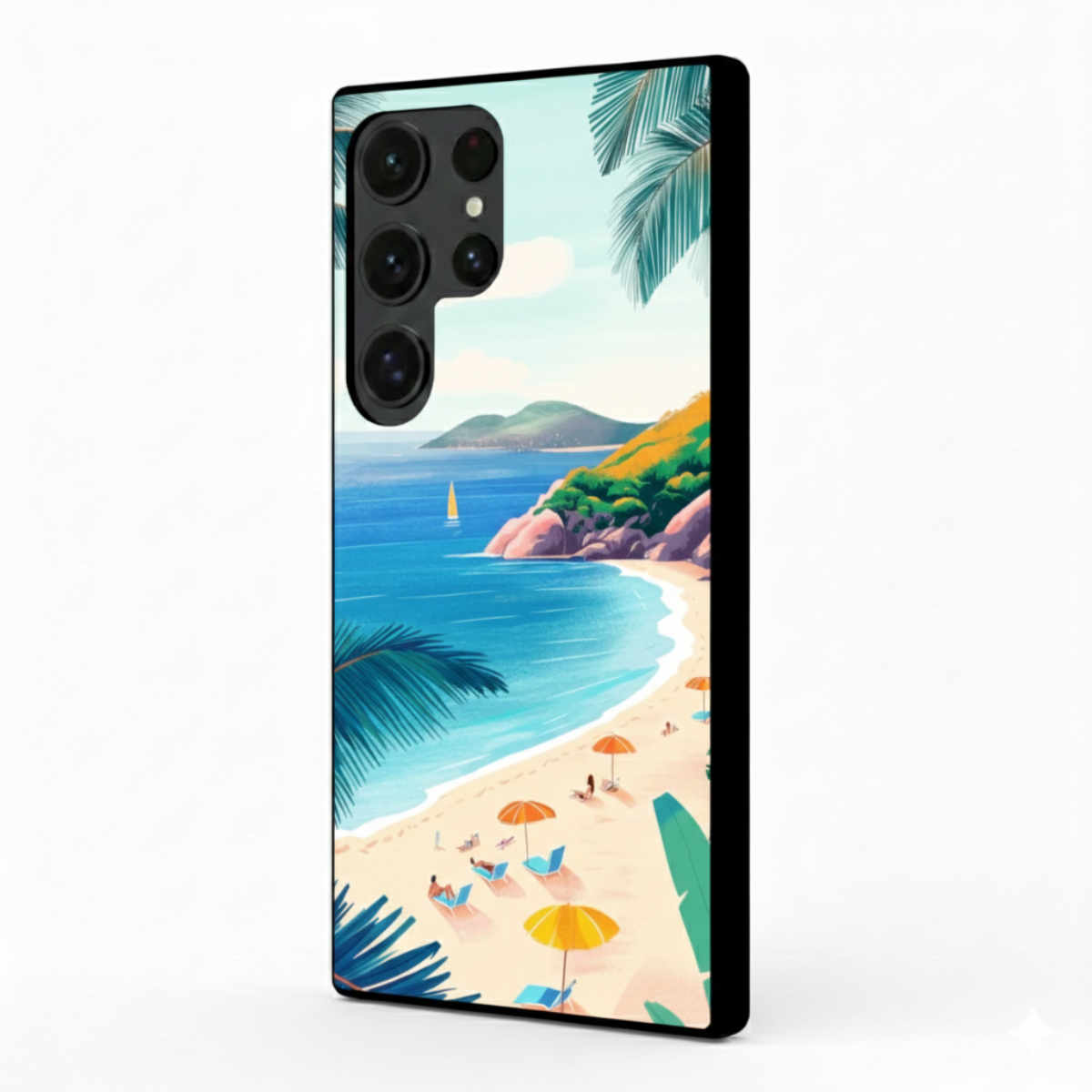 Vibrant Beach Samsung Phone Cover