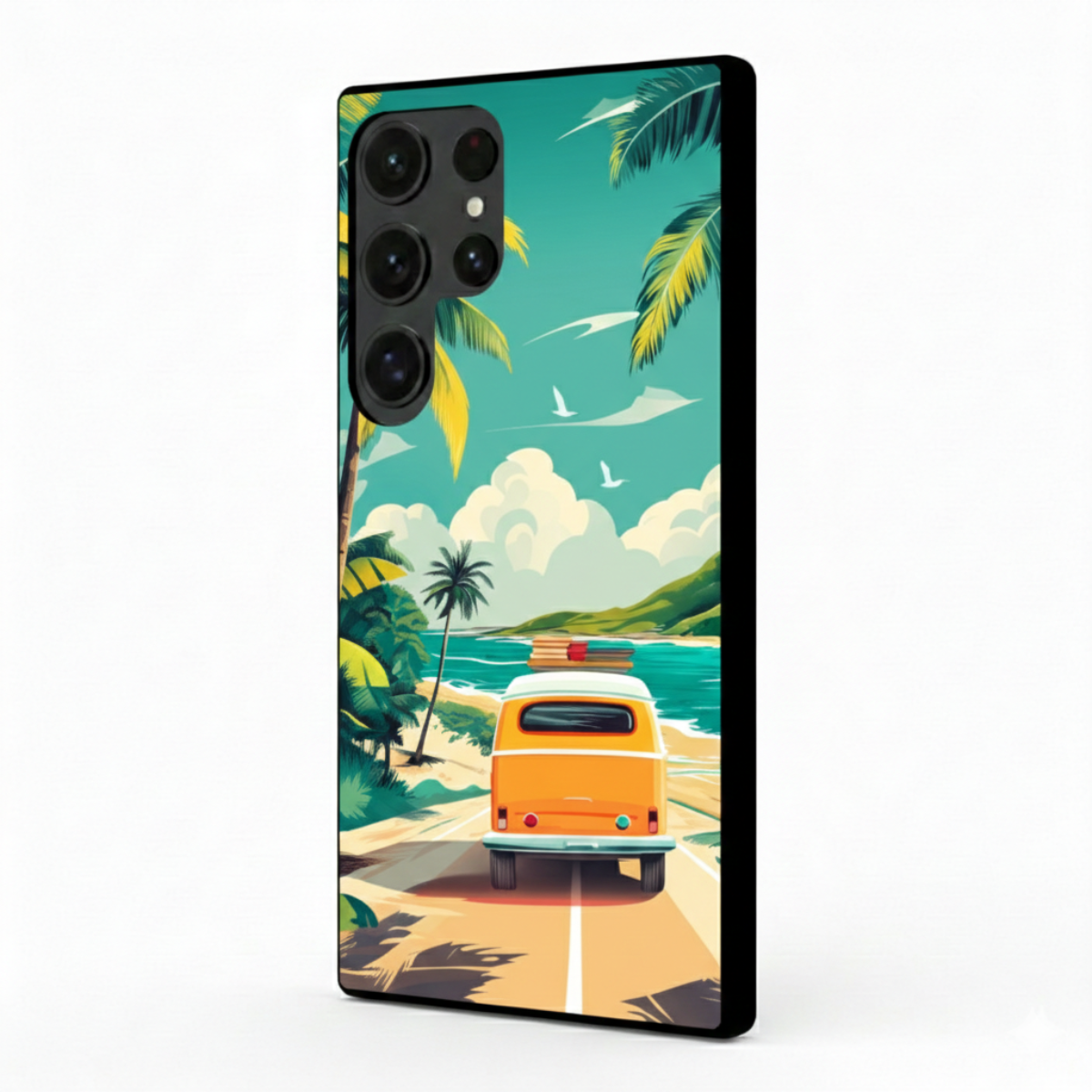 Retro Van in a Beach Samsung Phone Cover