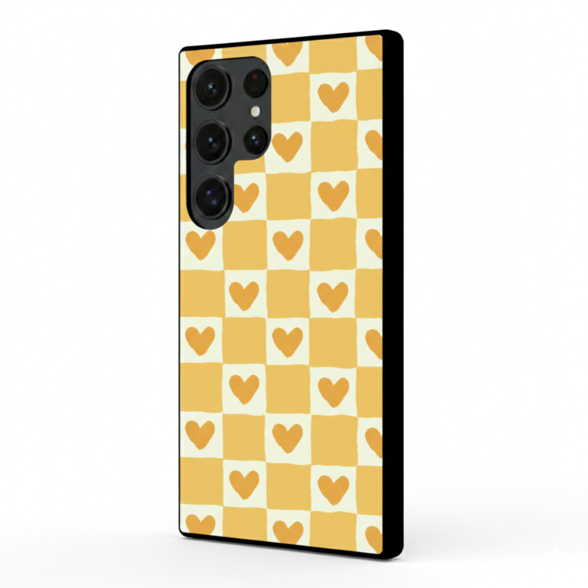 Yellow Heart Samsung Phone Cover