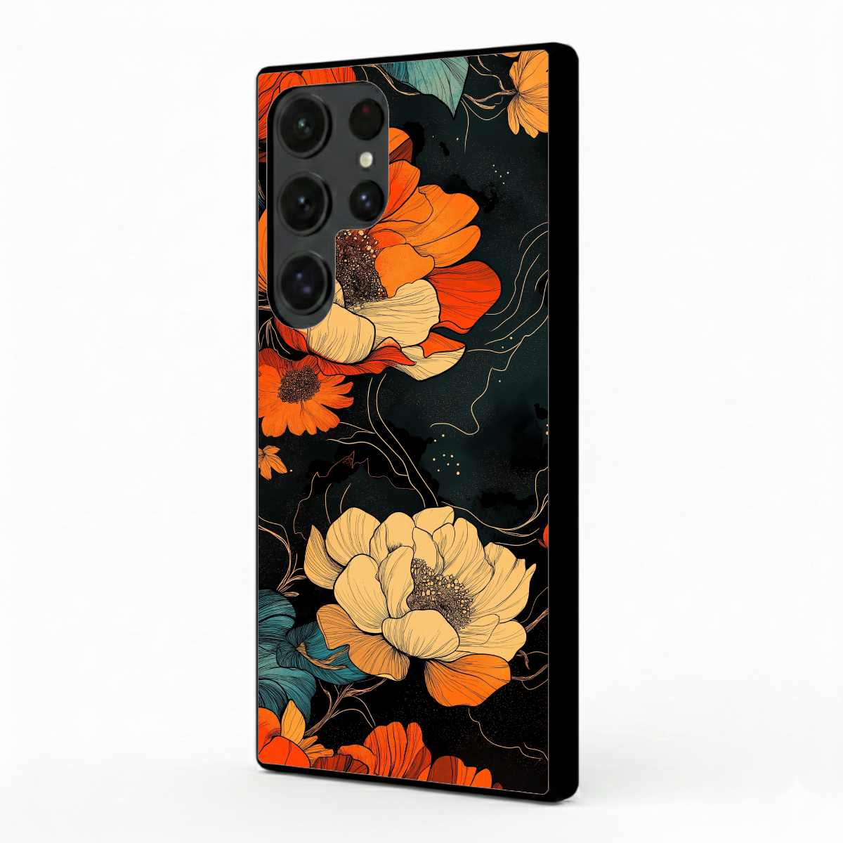Night Bloom Floral Samsung Phone Cover