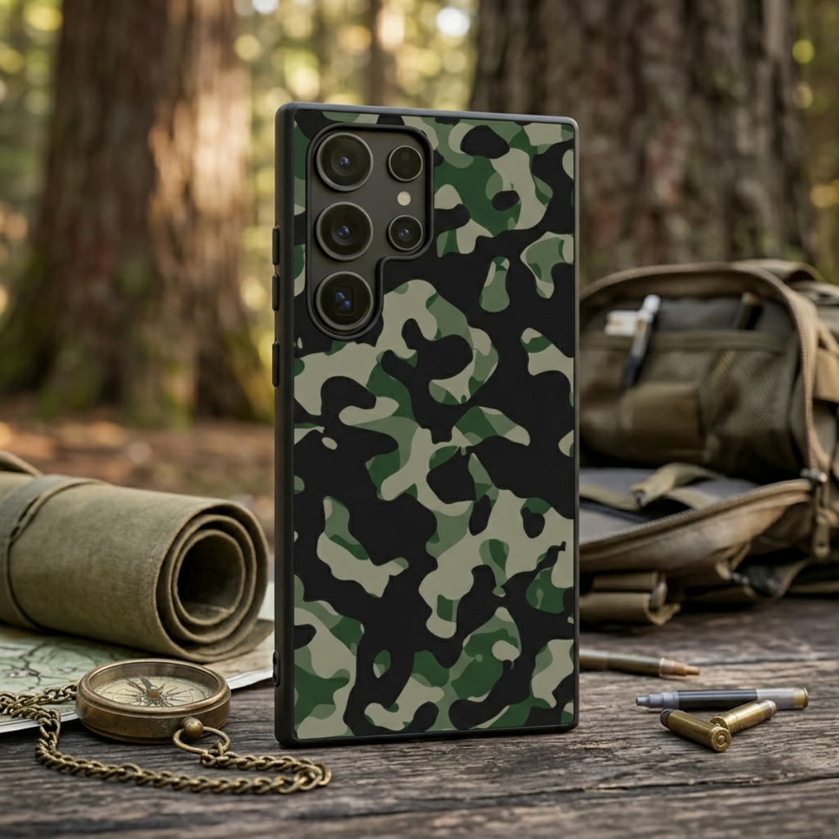 Green Camo Samsung Phone Cover