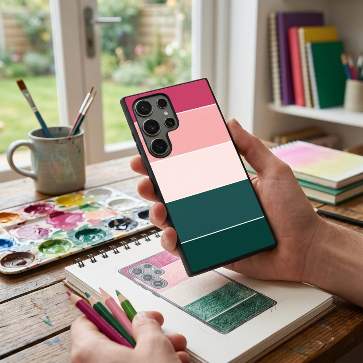 Colorful Stripes Samsung Phone Cover