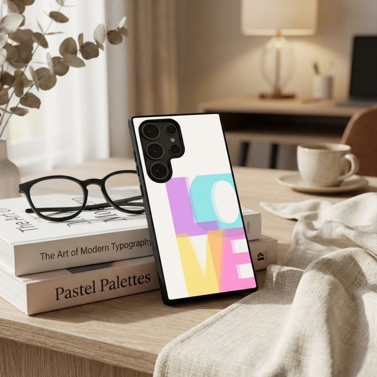 “LOVE” Typography Samsung Phone Cover