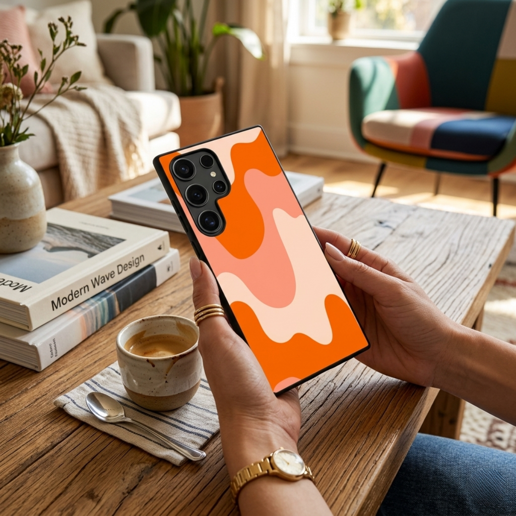 Wavy Land Samsung Phone Cover