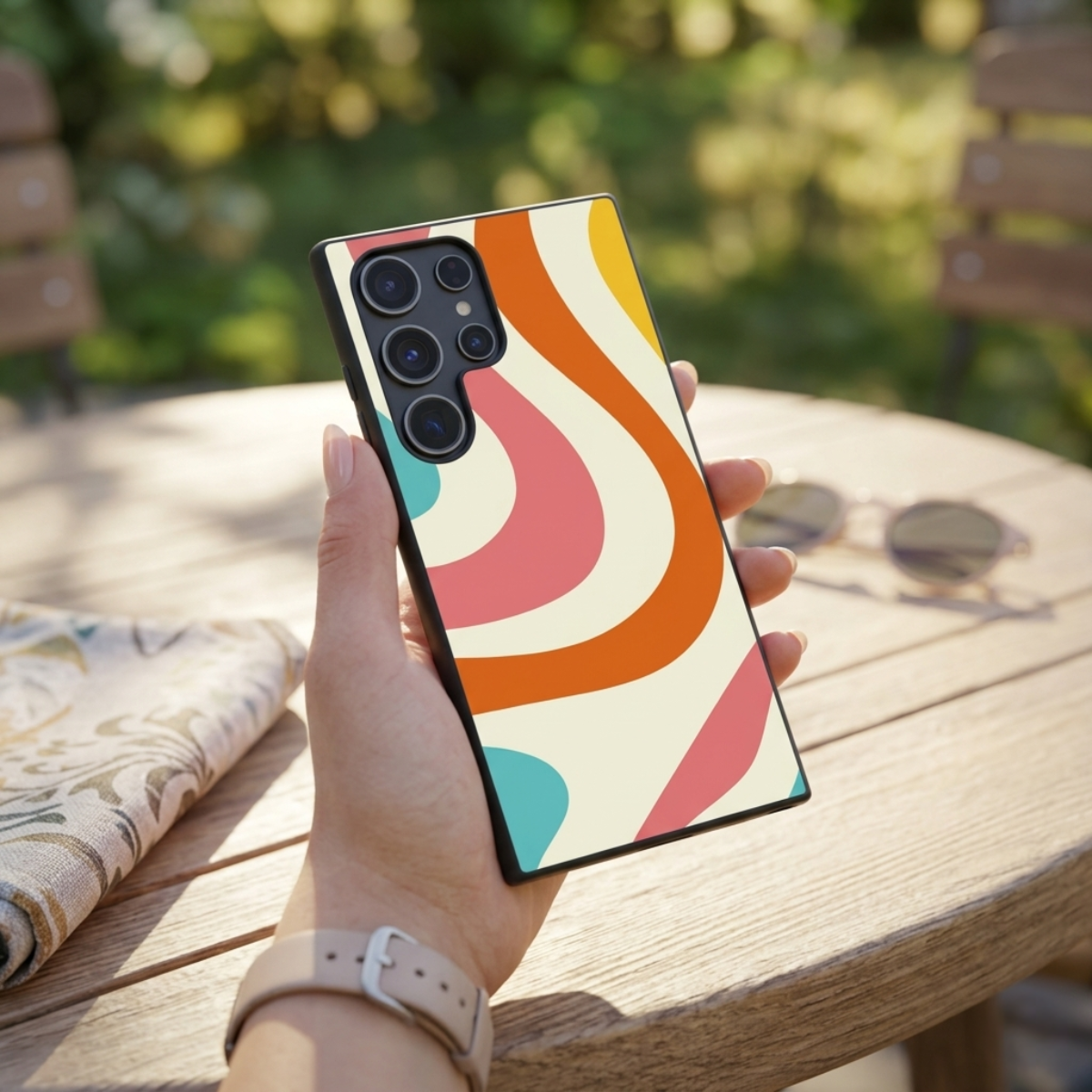 Curve Strips Samsung Phone Cover