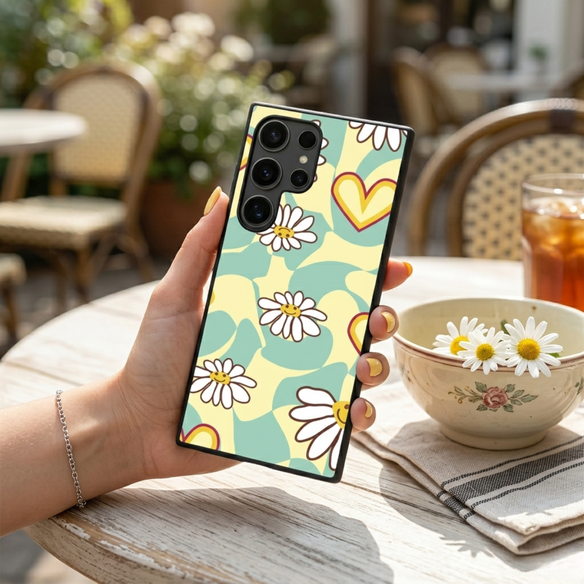 Psychedelic Flowers Samsung Phone Cover