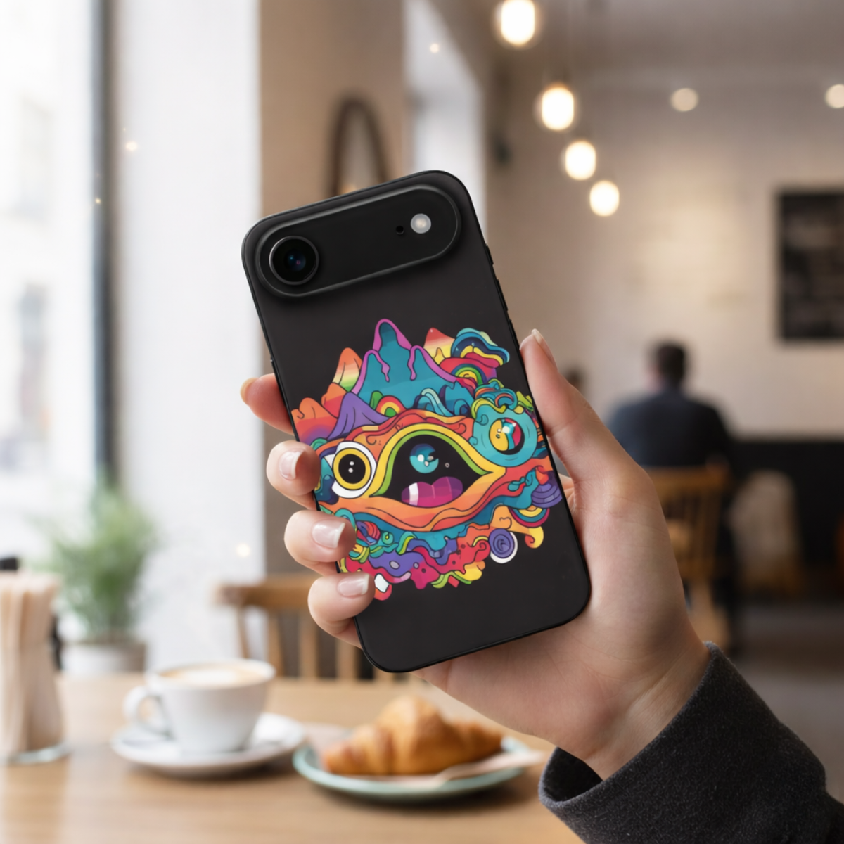 Psychedelic Monster Art iPhone Cover