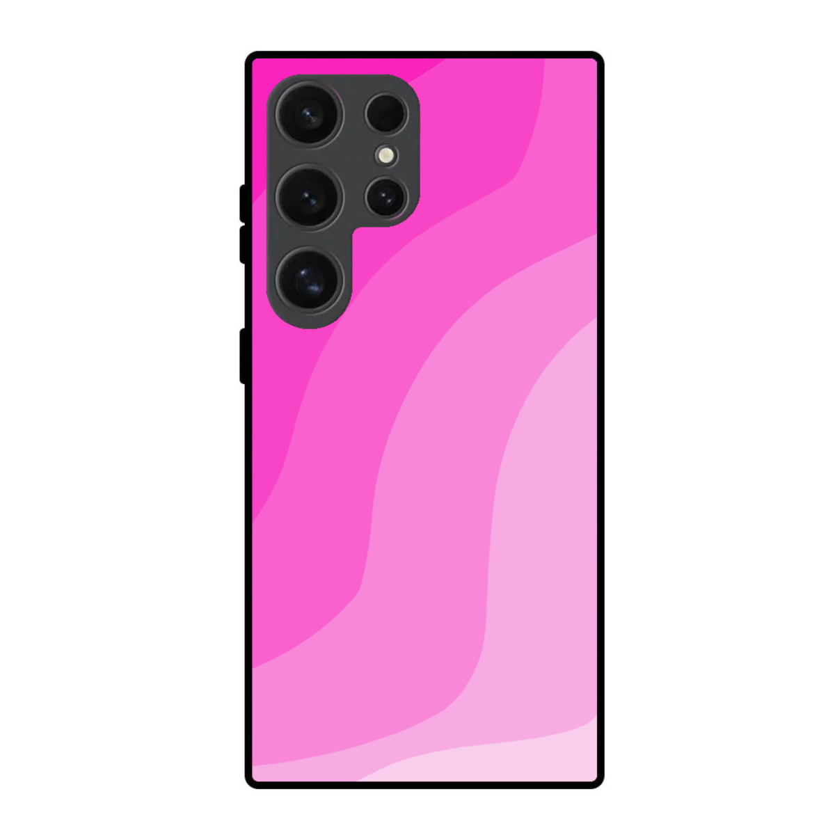 Wavy Pink Design Phone Cover, Slim and Lightweight