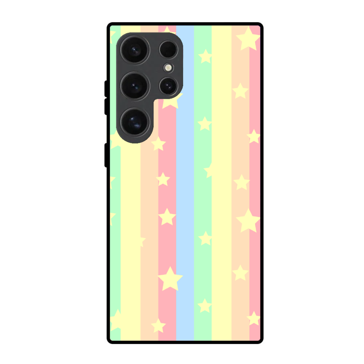 Rainbow Star Phone Cover, Slim and Lightweight
